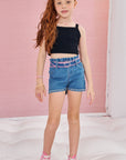 Shorts em Jeans Bellini com Elastano 76834 Infanti