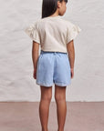 Shorts em Jeans com Elastano 98350 Infanti Infantil Menina
