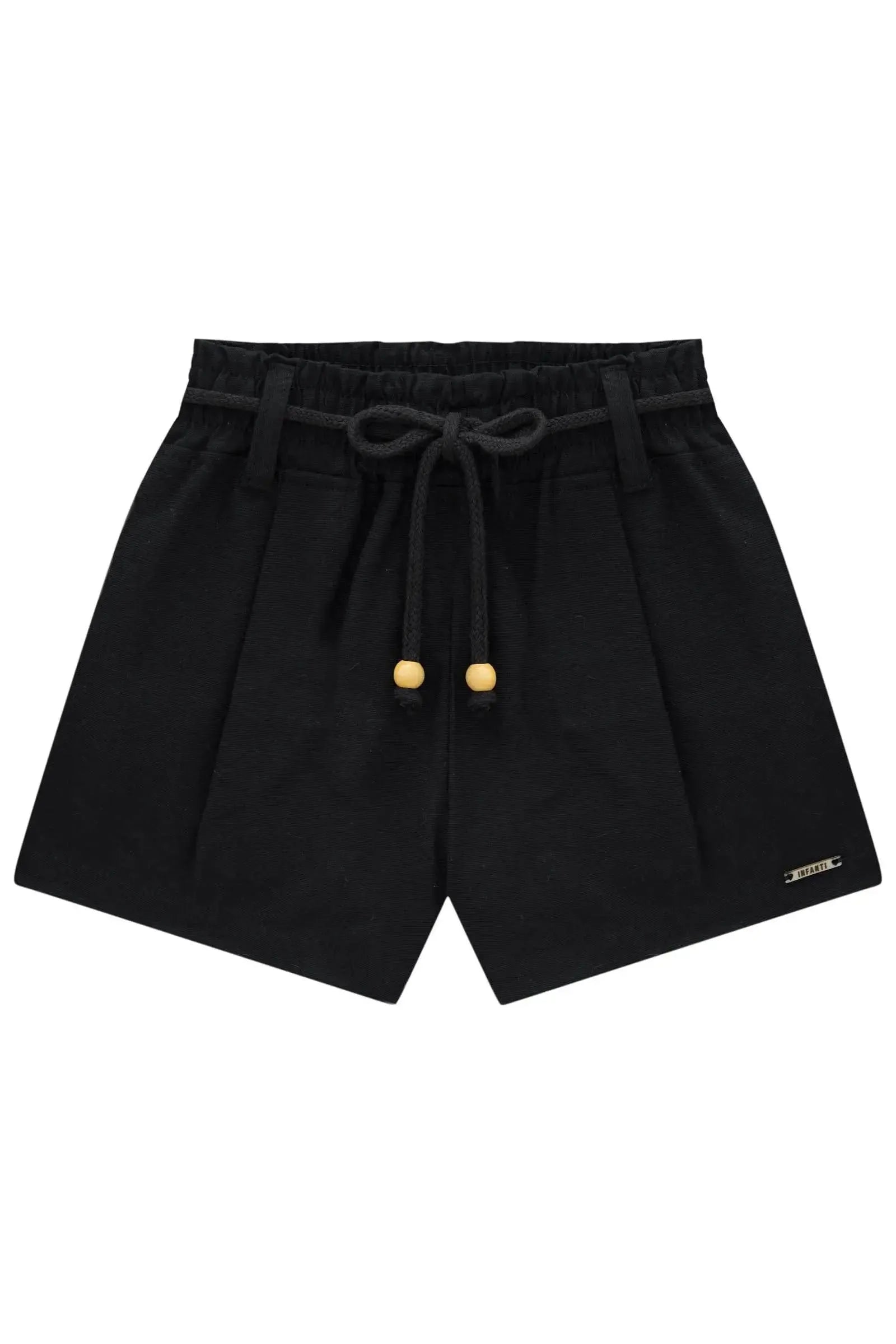 Shorts em Linho Santorine com Elastano 88128 Infanti Infantil Menina