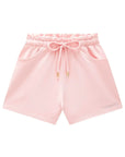 Shorts em Moletom sem Pelúcia 94374 Infanti Infantil Menina
