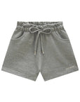Shorts em Moletom sem Pelúcia 94374 Infanti Infantil Menina
