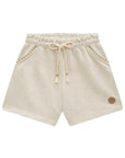Shorts em Moletom sem Pelúcia 96420 Infanti Infantil Menina
