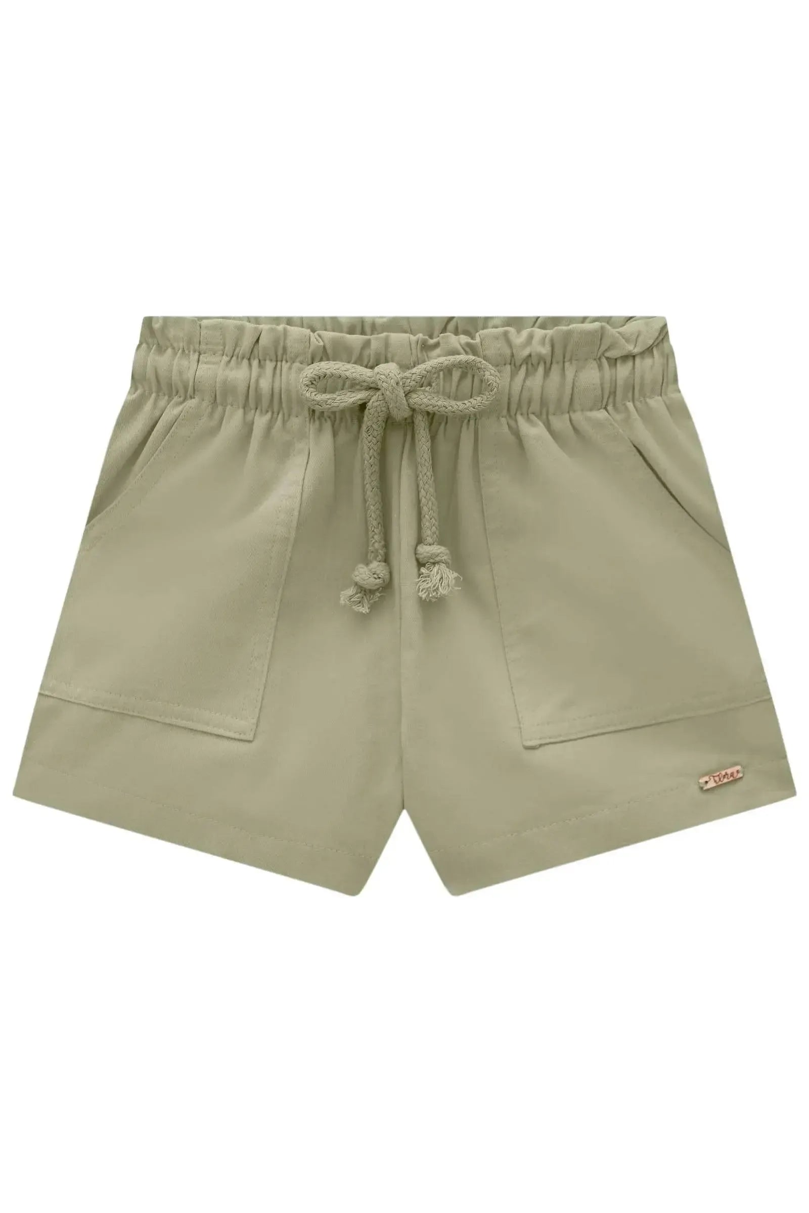 Shorts em Sarja com Elastano 86495 Infanti Infantil Menina