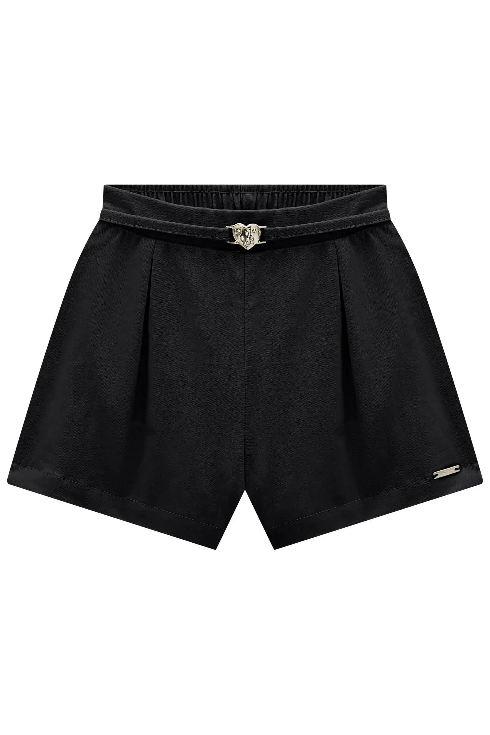 Shorts em Sarja com Elastano 87207 Infanti Infantil Menina