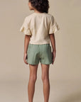 Shorts em Sarja com Elastano 94947 Infanti Infantil Menina