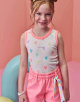 Shorts em Sarja com Elastano 98348 Infanti Infantil Menina