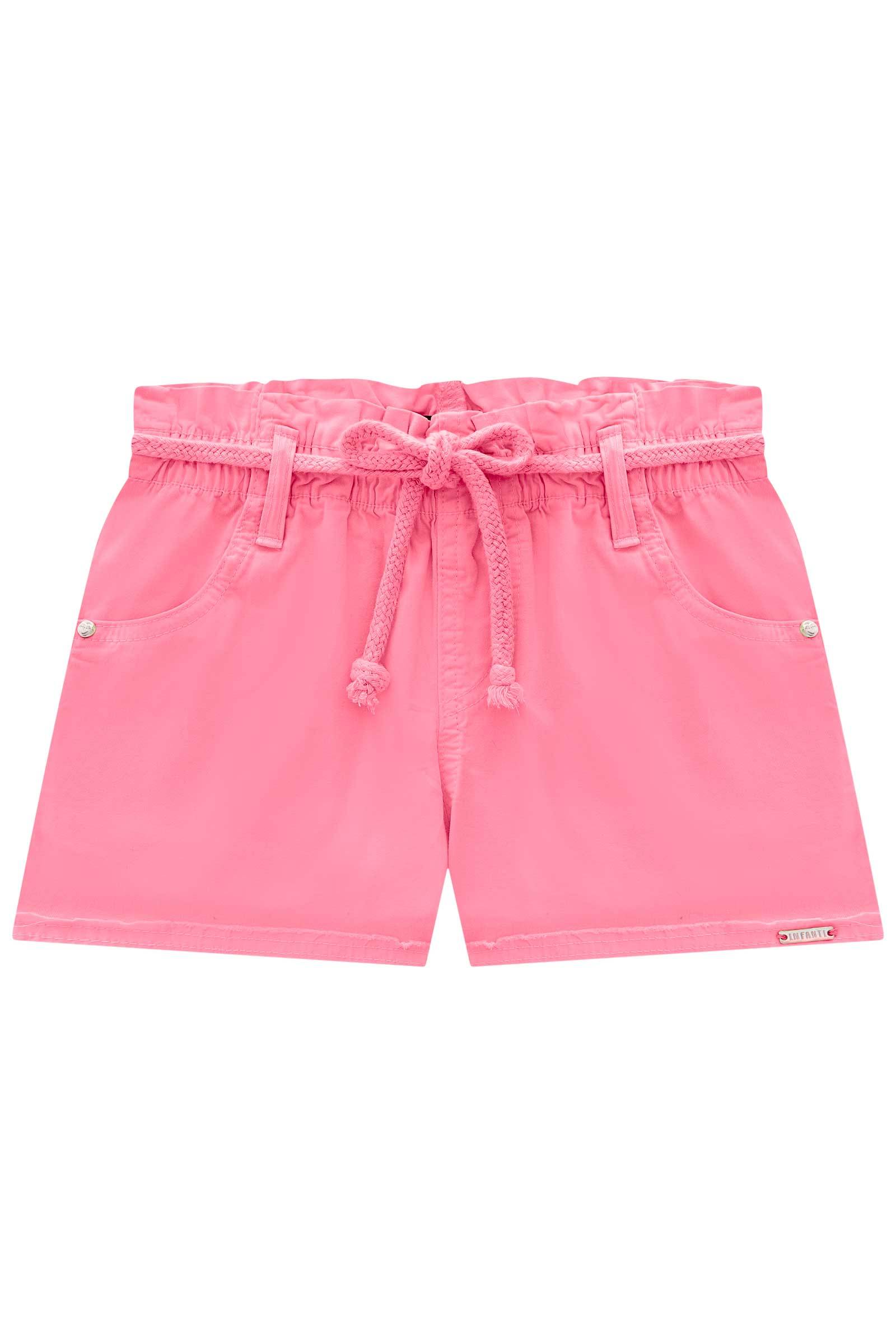 Shorts em Sarja Daryl com Elastano 75627 Infanti