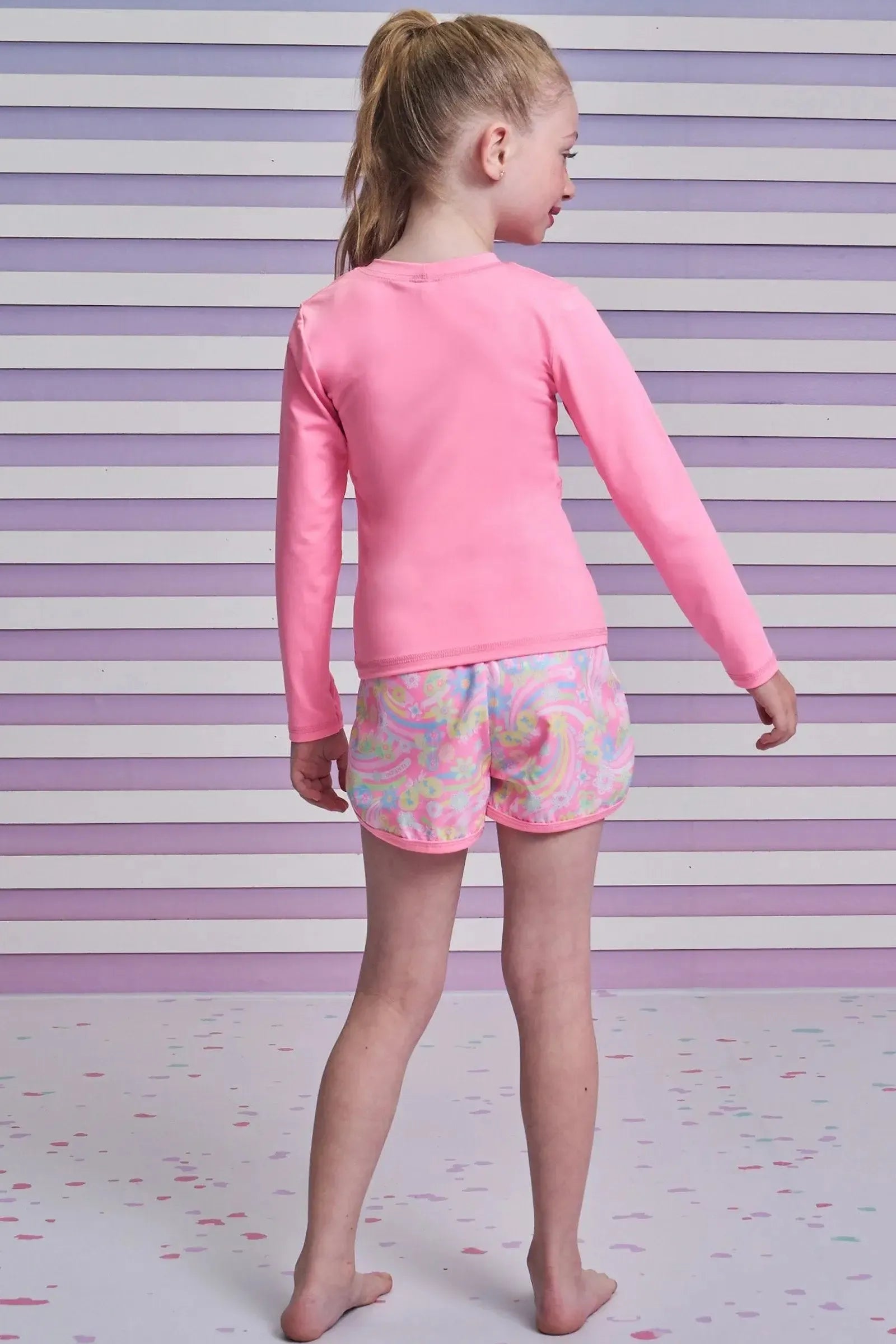 Shorts Saída de Praia em Nylon Ergonomic com Elastano 95913 Infanti Infantil Menina