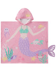 Toalha Poncho com Capuz em Plush Atoalhado 95670 Infanti Infantil Menina
