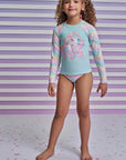 Trio de Biquíni e Blusa em Malha UV Dry com Proteção UV 50+ 93170 Infanti Infantil Menina