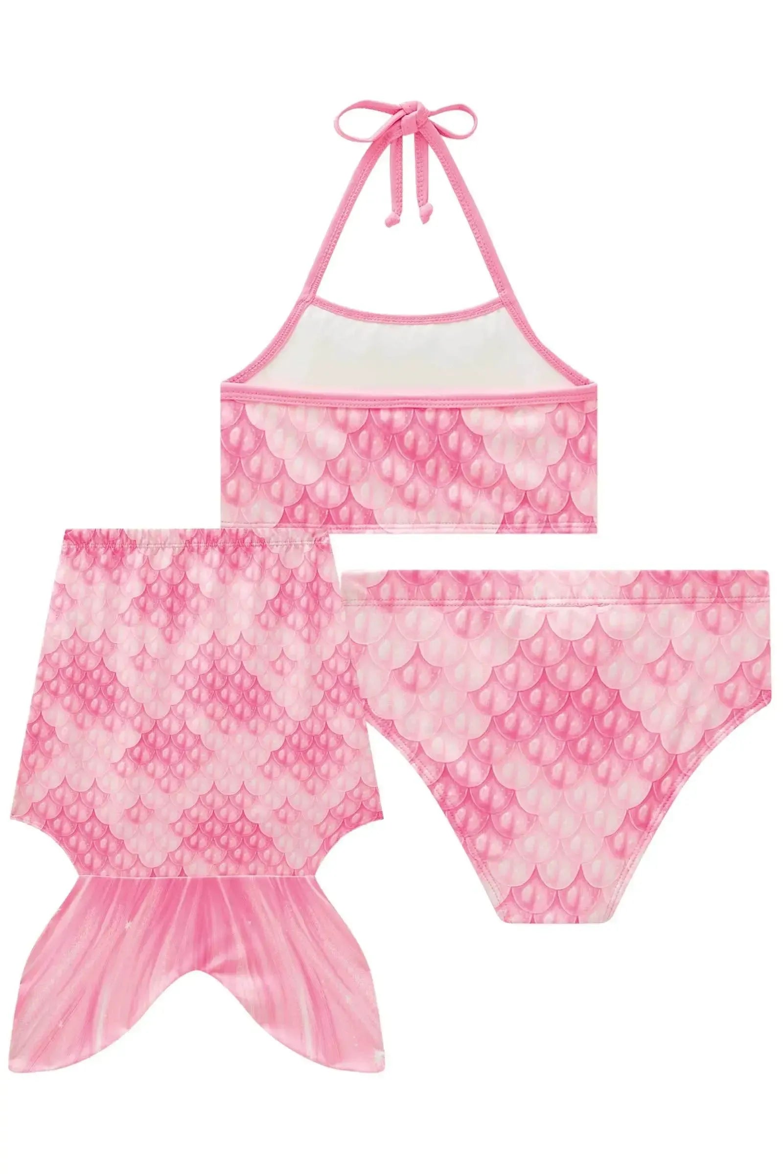 Trio de Biquíni e Saia em Malha UV Dry com Proteção UV 50+ 96225 Infanti Infantil Menina