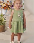 Vestbody em Linho com Elastano 98086 Infanti Bebê Menina