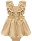 Vestbody em Linho com Elastano 96209 Infanti Bebê Menina