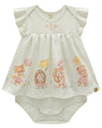 Vestbody em Malha Power Linho 98102 Infanti Bebê Menina