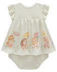 Vestbody em Malha Power Linho 98102 Infanti Bebê Menina