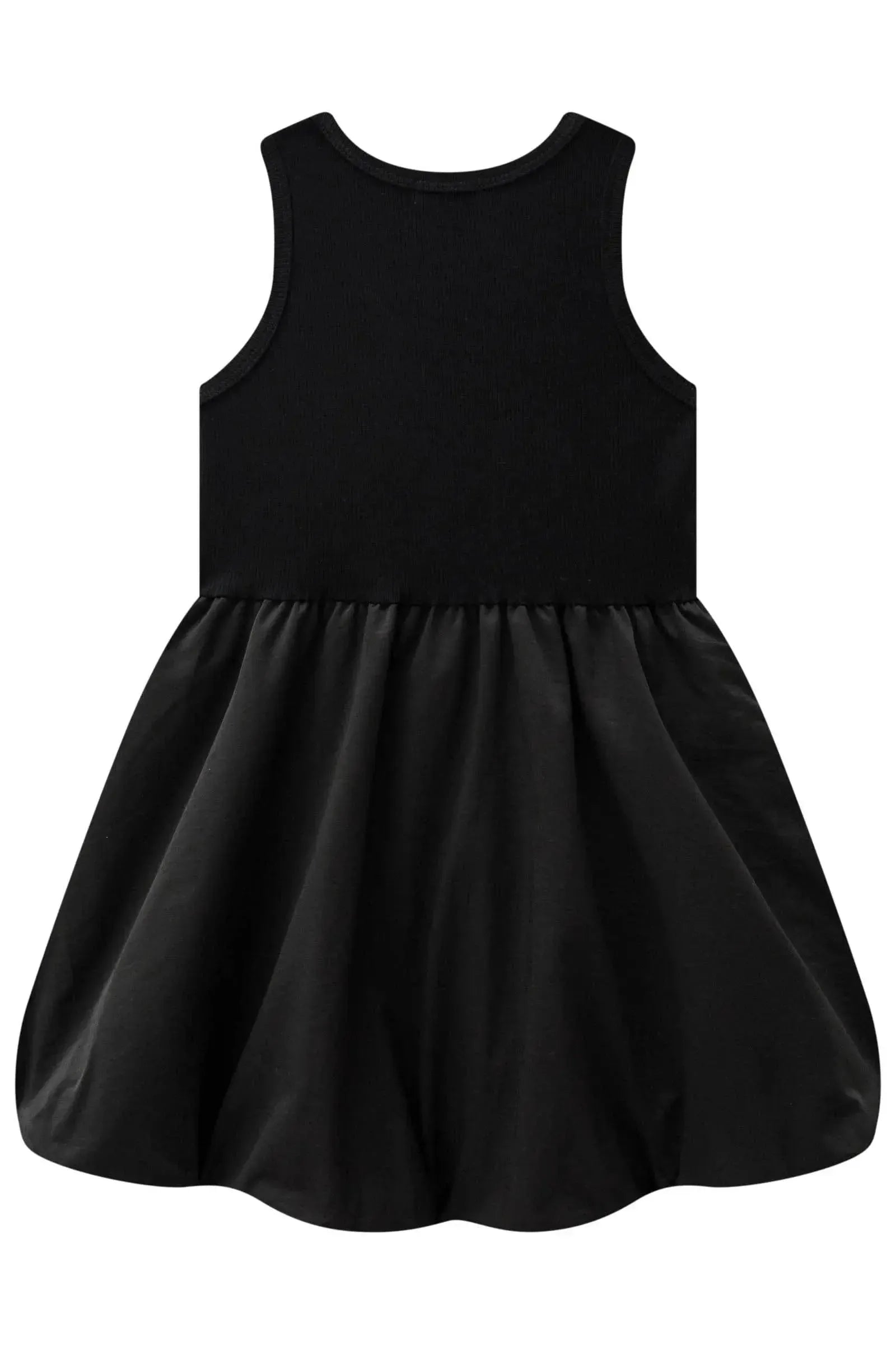 Vestido Balonê em Canelado e Tecido Amore 88141 Infanti Infantil Menina