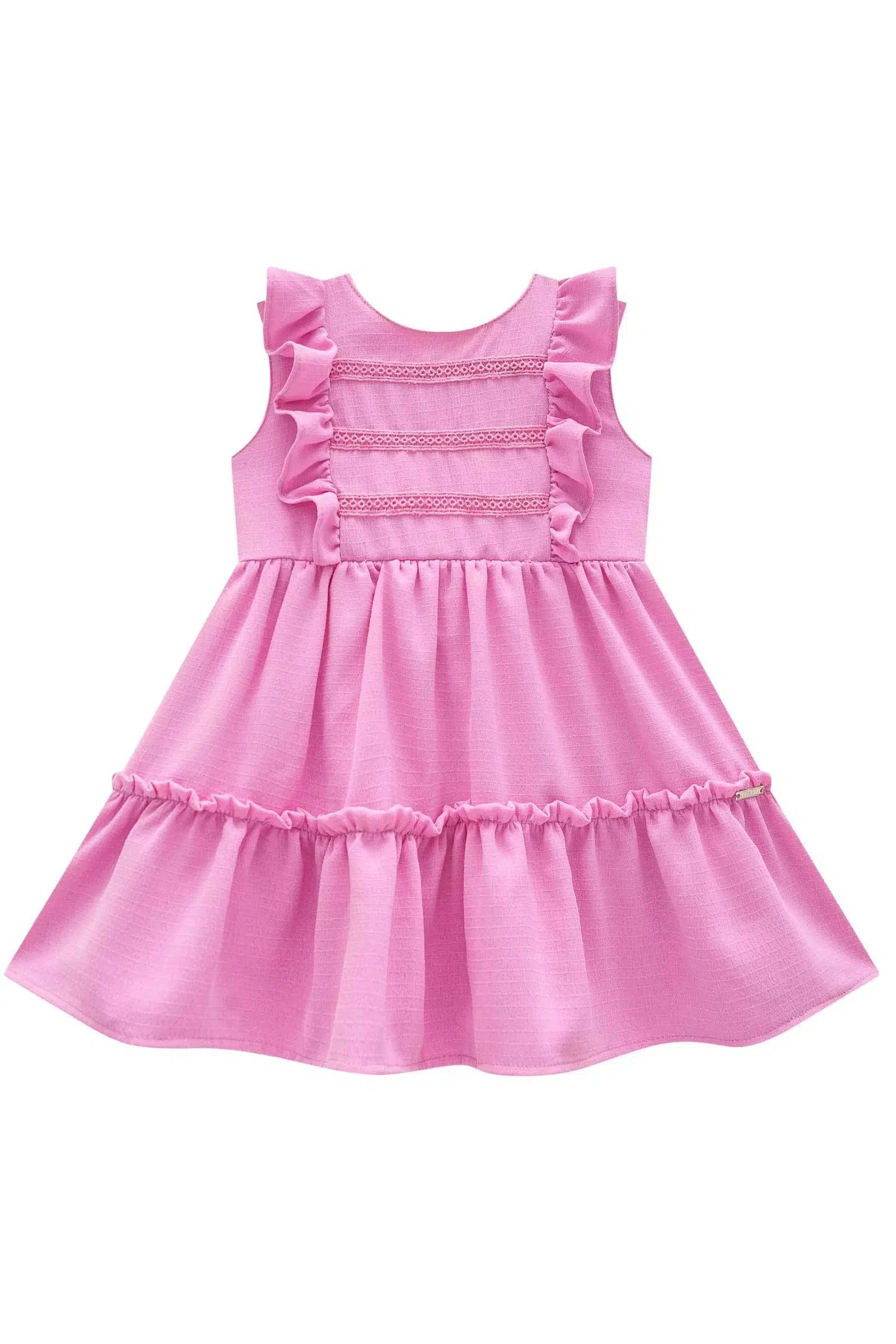 Vestido em Air Flow Crepe Duna 81842 Infanti