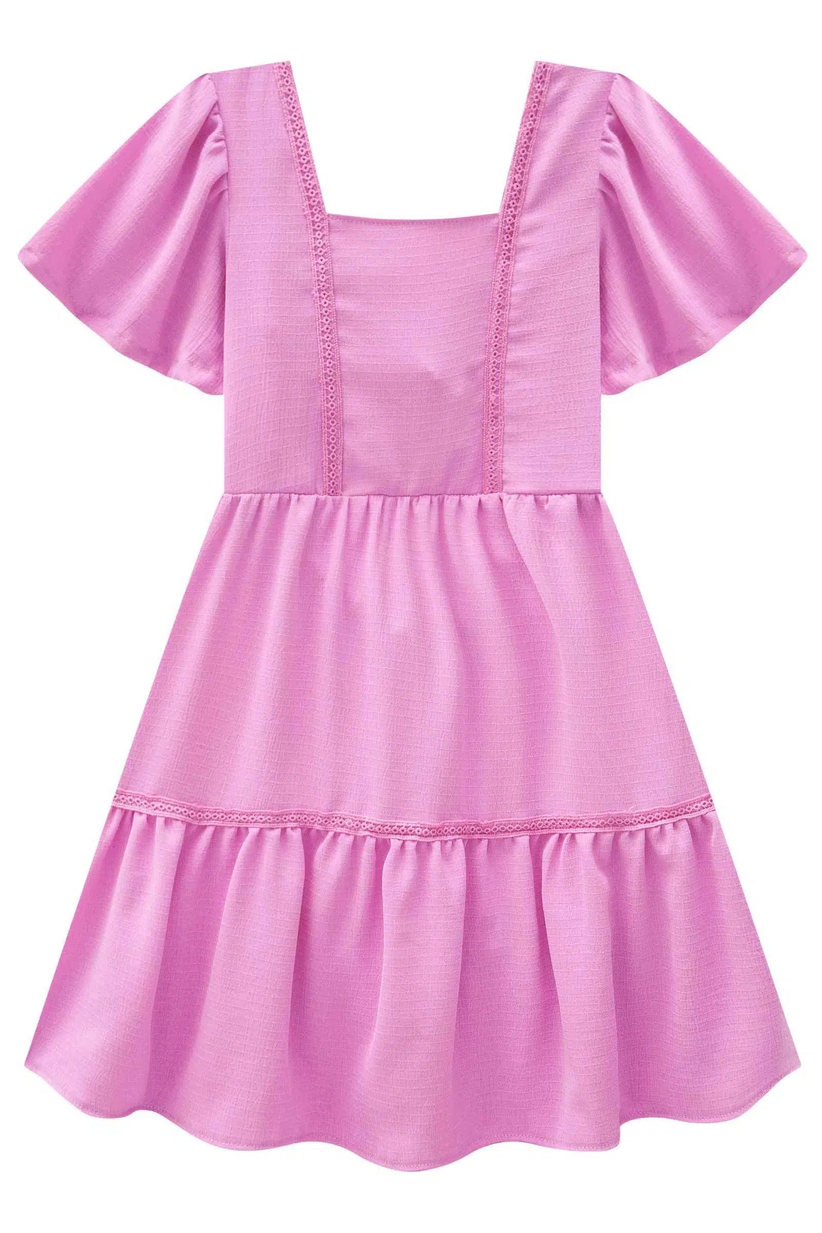 Vestido em Air Flow Crepe Duna 81895 Infanti