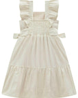 Vestido em Blend de Linho Bordado 96590 Infanti Infantil Menina