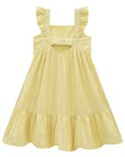 Vestido em Blend de Linho Bordado 98108 Infanti Infantil Menina