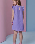 Vestido em Blend de Viscose 93214 Infanti Infantil Menina