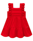 Vestido em Blend de Viscose 96604 Infanti Bebê Menina