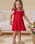Vestido em Blend de Viscose 96604 Infanti Bebê Menina