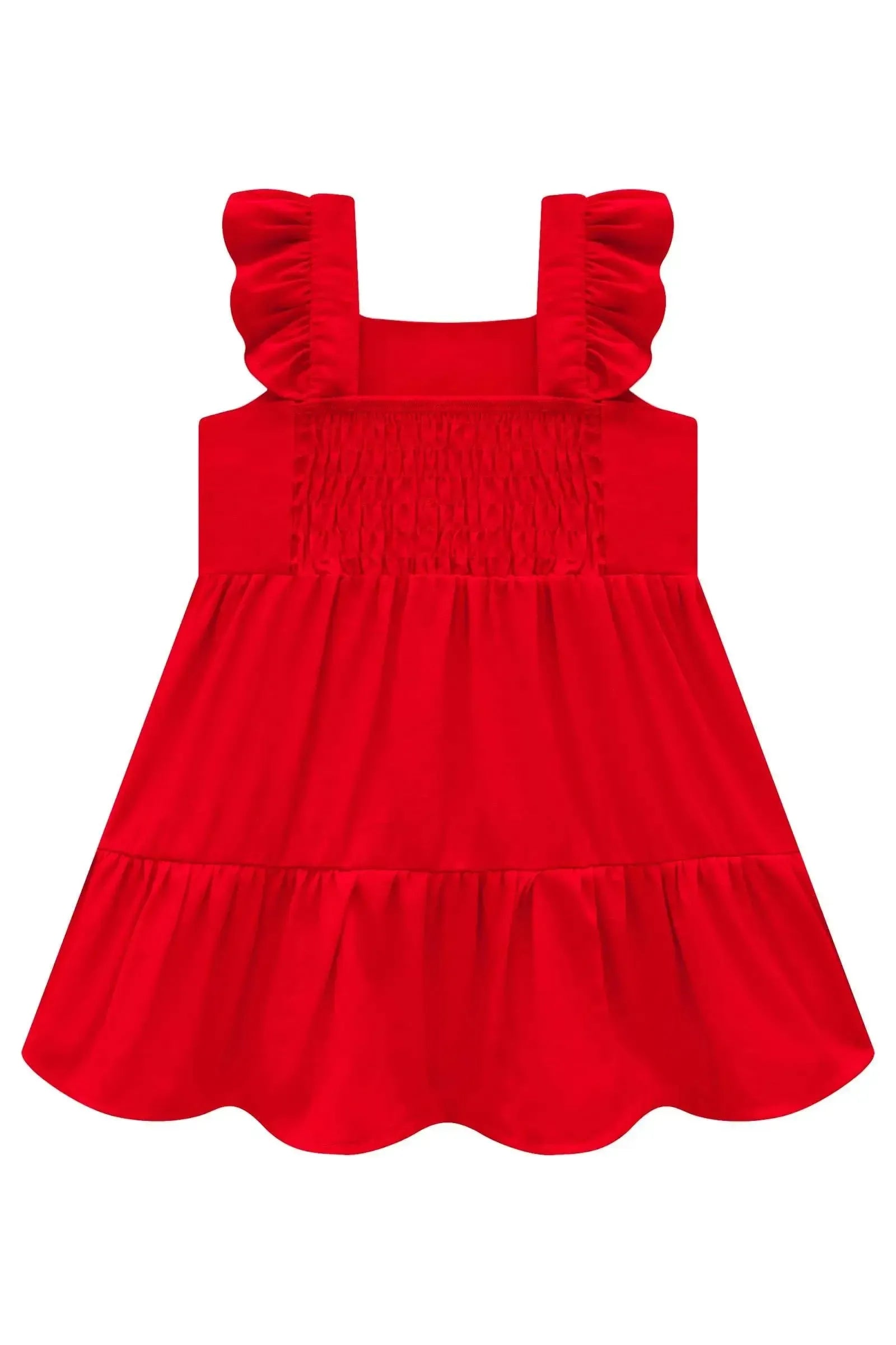 Vestido em Blend de Viscose 96604 Infanti Bebê Menina