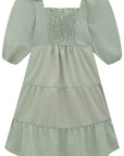 Vestido em Chiffon Linen 74245 Infanti