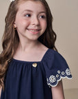Vestido em Cotton 15785 Infanti Infantil Menina