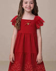 Vestido em Cotton 21714 Infanti Infantil Menina