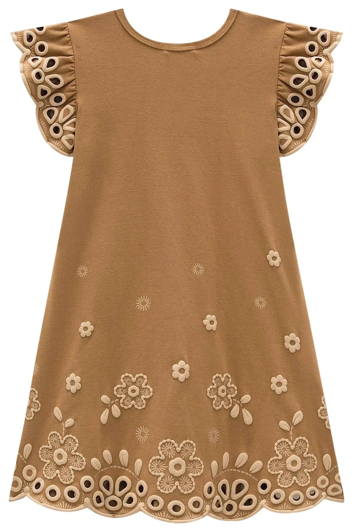 Vestido em Cotton 21720 Infanti Infantil Menina