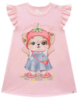 Vestido em Cotton 83427 Infanti Bebê Menina
