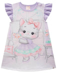 Vestido em Cotton 83427 Infanti Bebê Menina