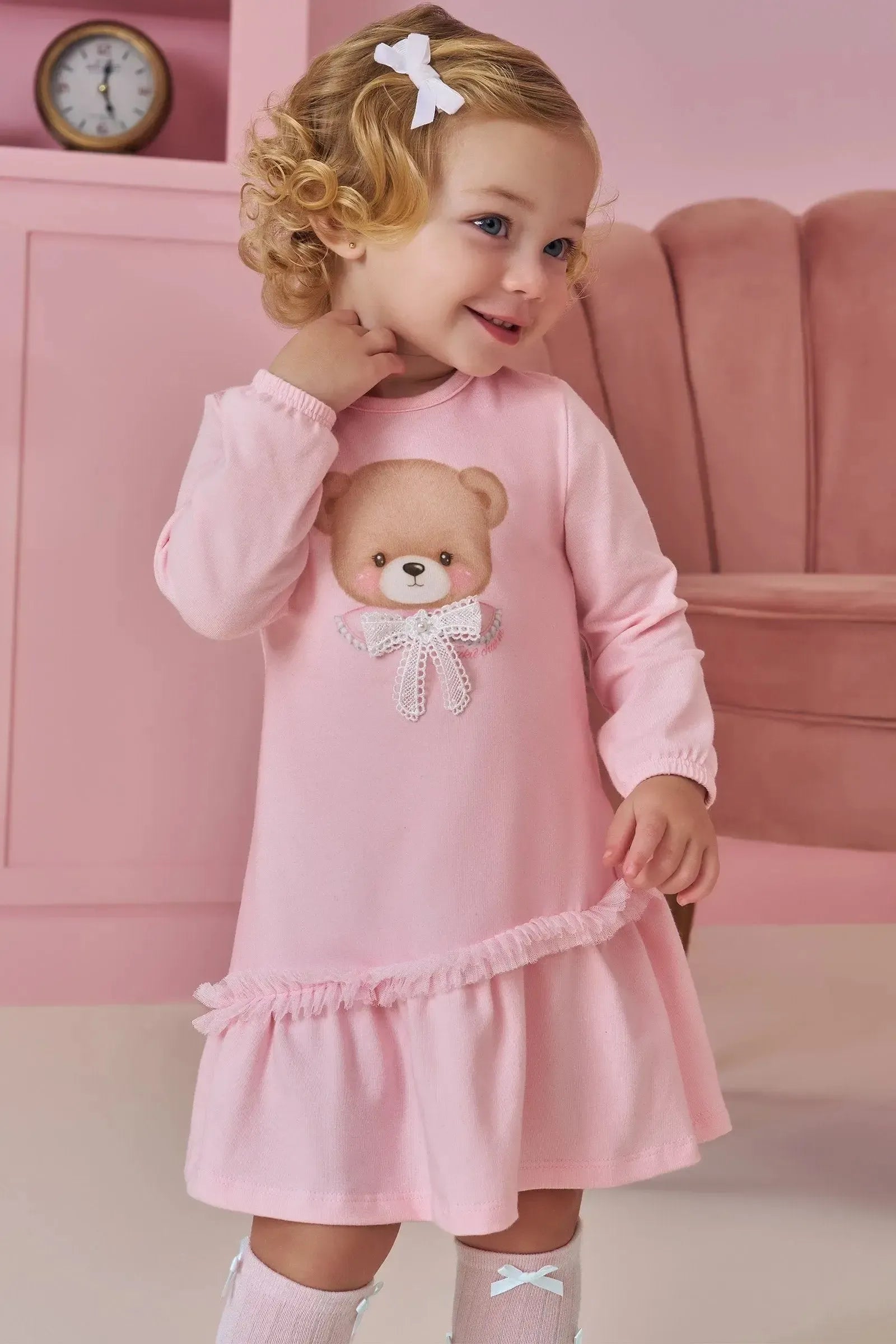 Vestido em Cotton 92137 Kukiê Bebê Menina