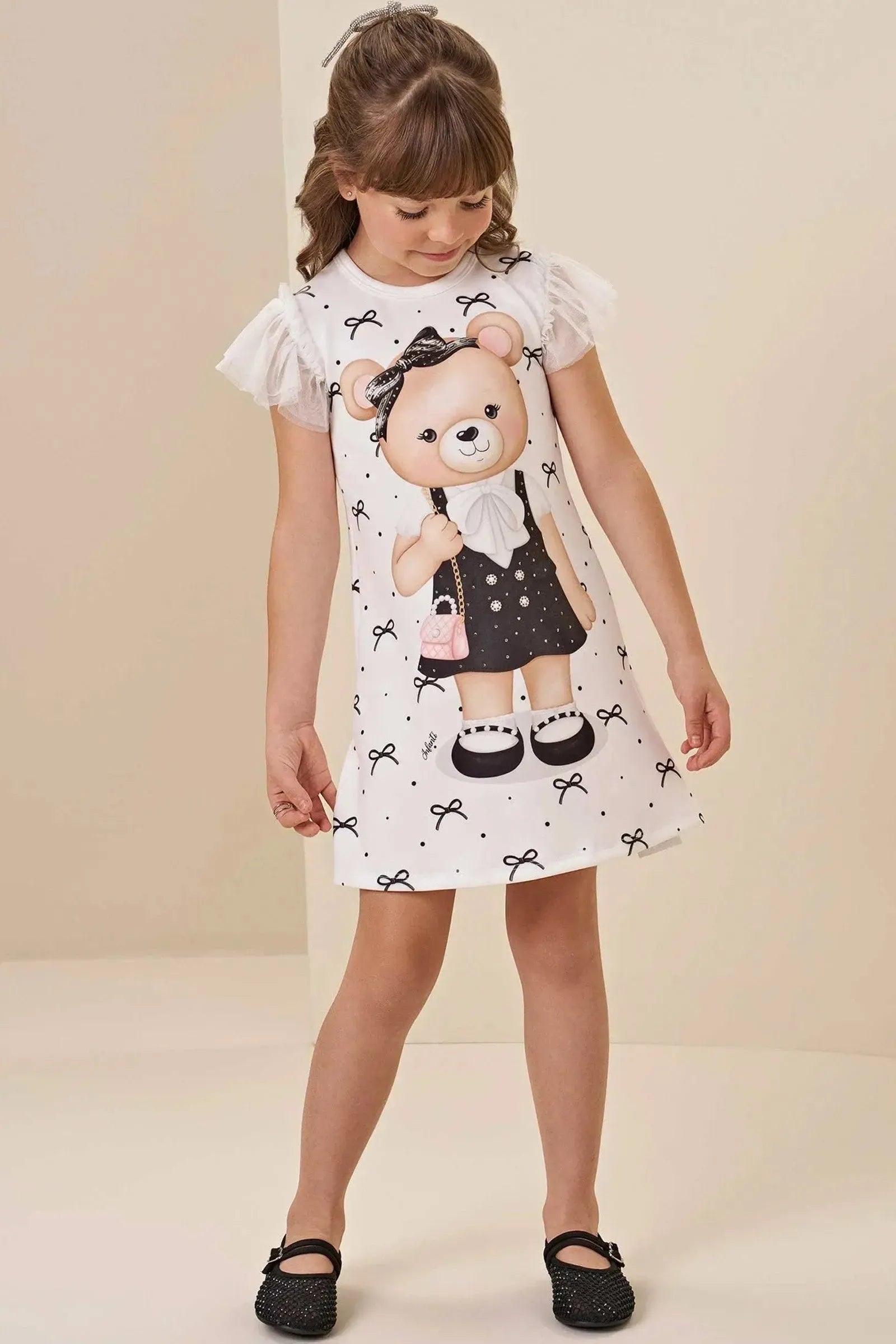 Vestido em Fly Tech 85769 Infanti Infantil Menina