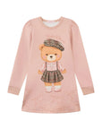 Vestido em Fly Tech 92077 Kukiê Infantil Menina
