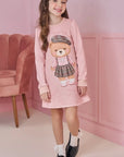 Vestido em Fly Tech 92077 Kukiê Infantil Menina