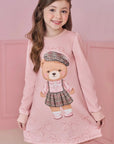 Vestido em Fly Tech 92077 Kukiê Infantil Menina
