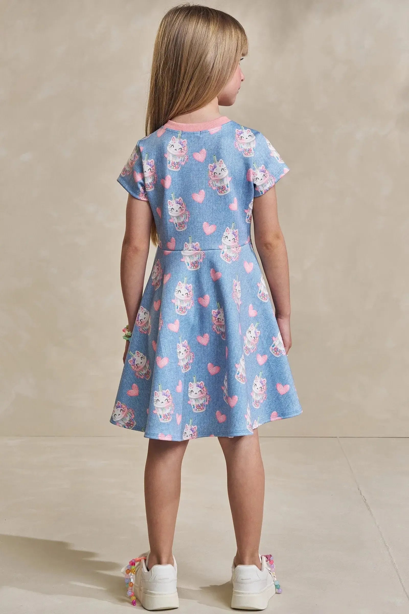 Vestido em Fly Tech 93577 Infanti Infantil Menina