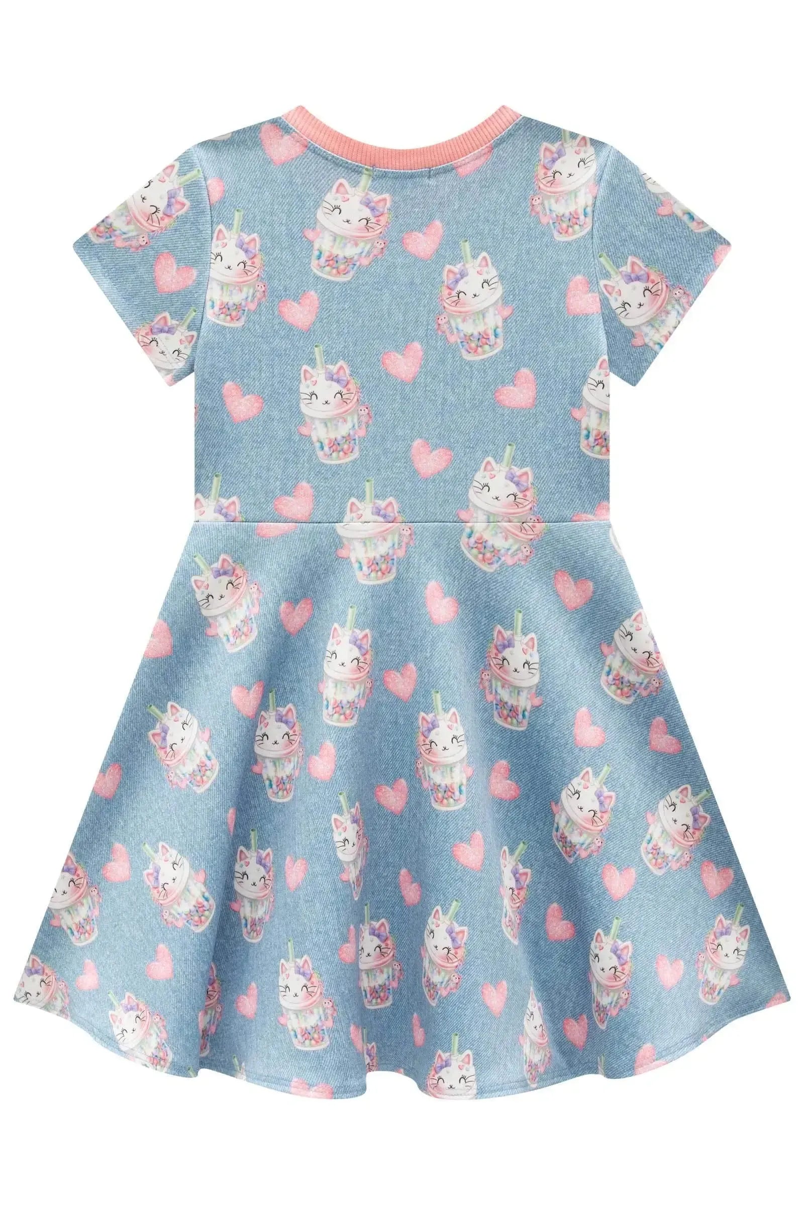 Vestido em Fly Tech 93577 Infanti Infantil Menina