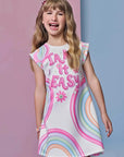 Vestido em Fly Tech 93909 Infanti Infantil Menina