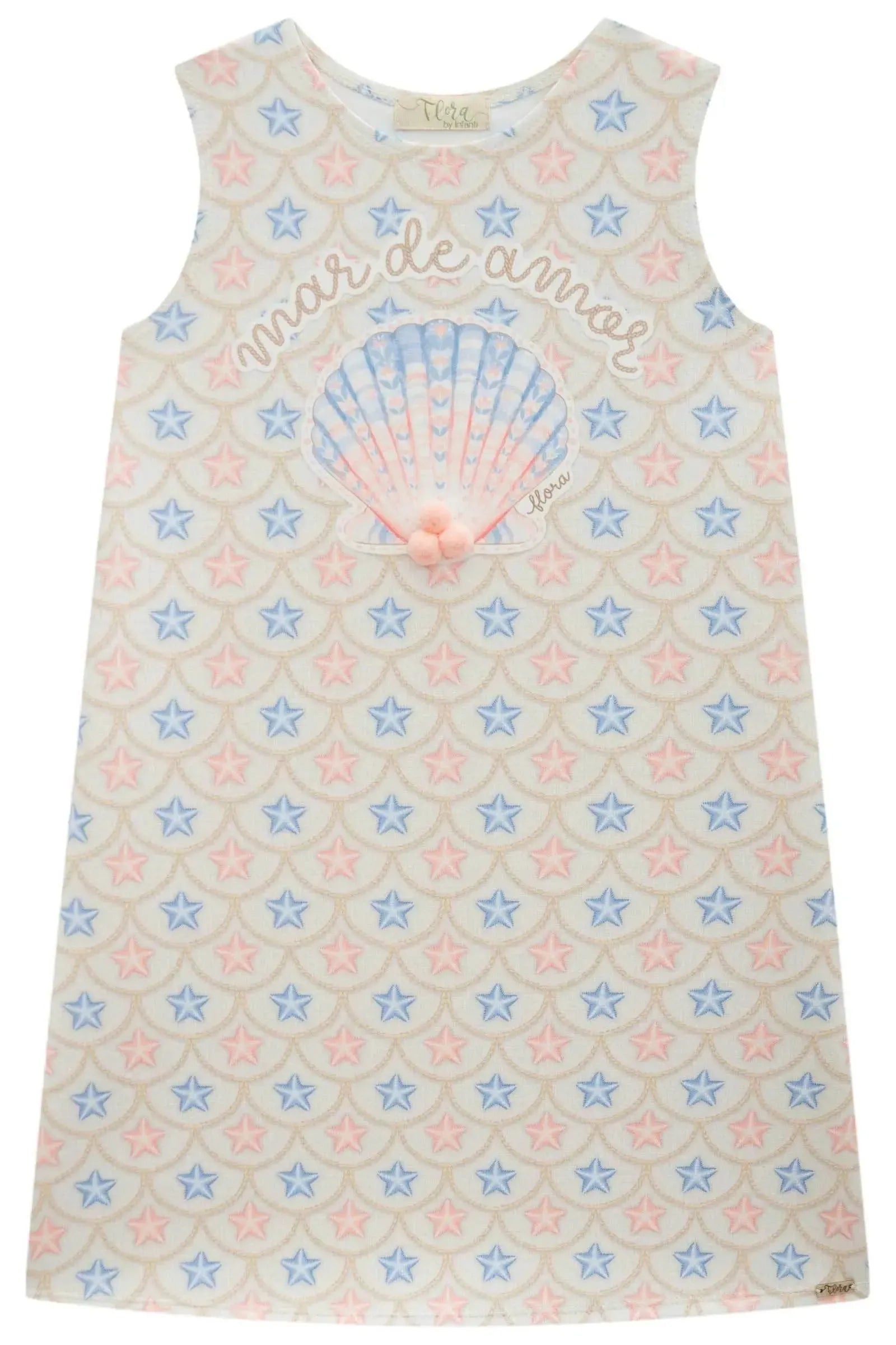Vestido em Fly Tech 94488 Infanti Infantil Menina
