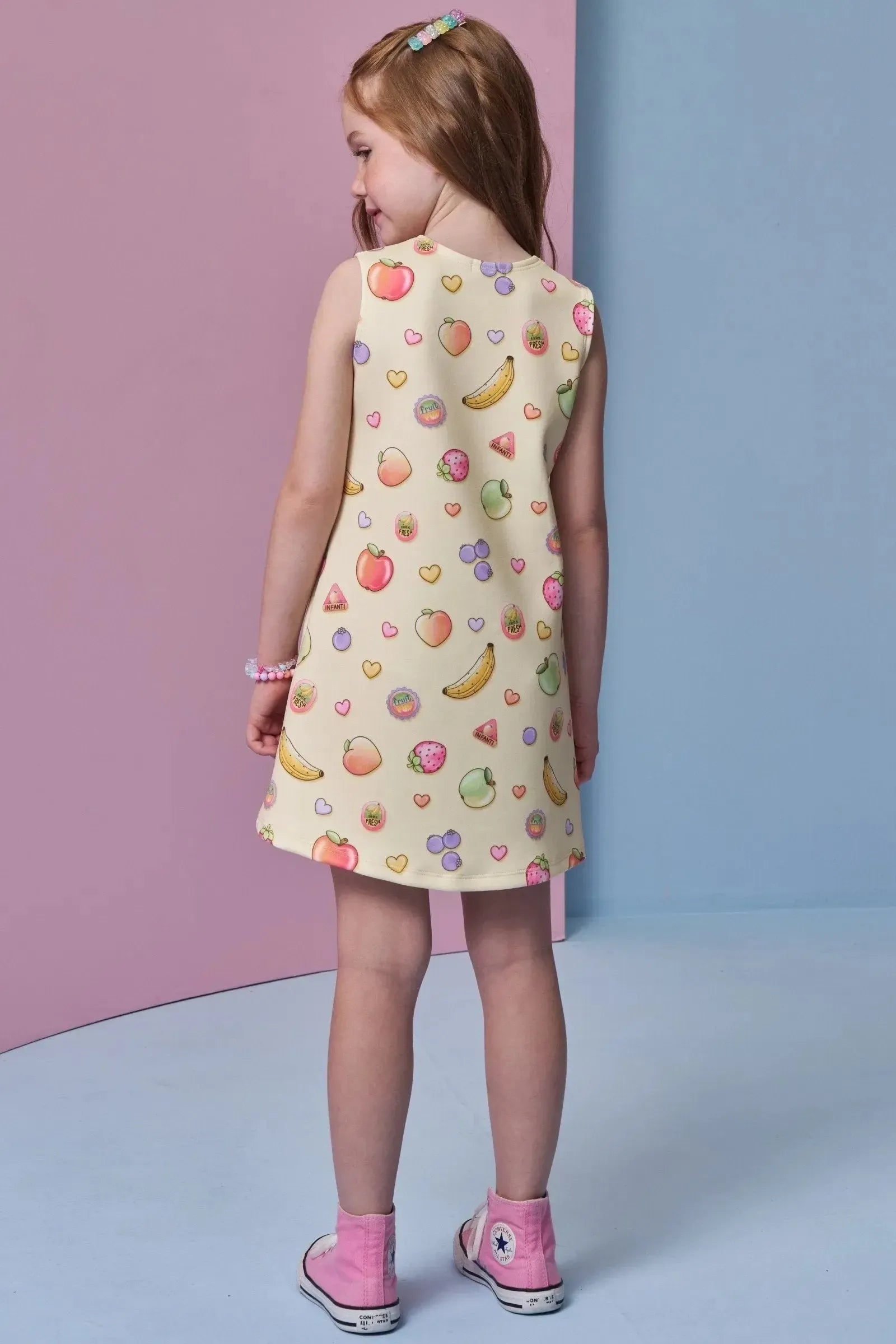 Vestido em Fly Tech 94642 Infanti Infantil Menina
