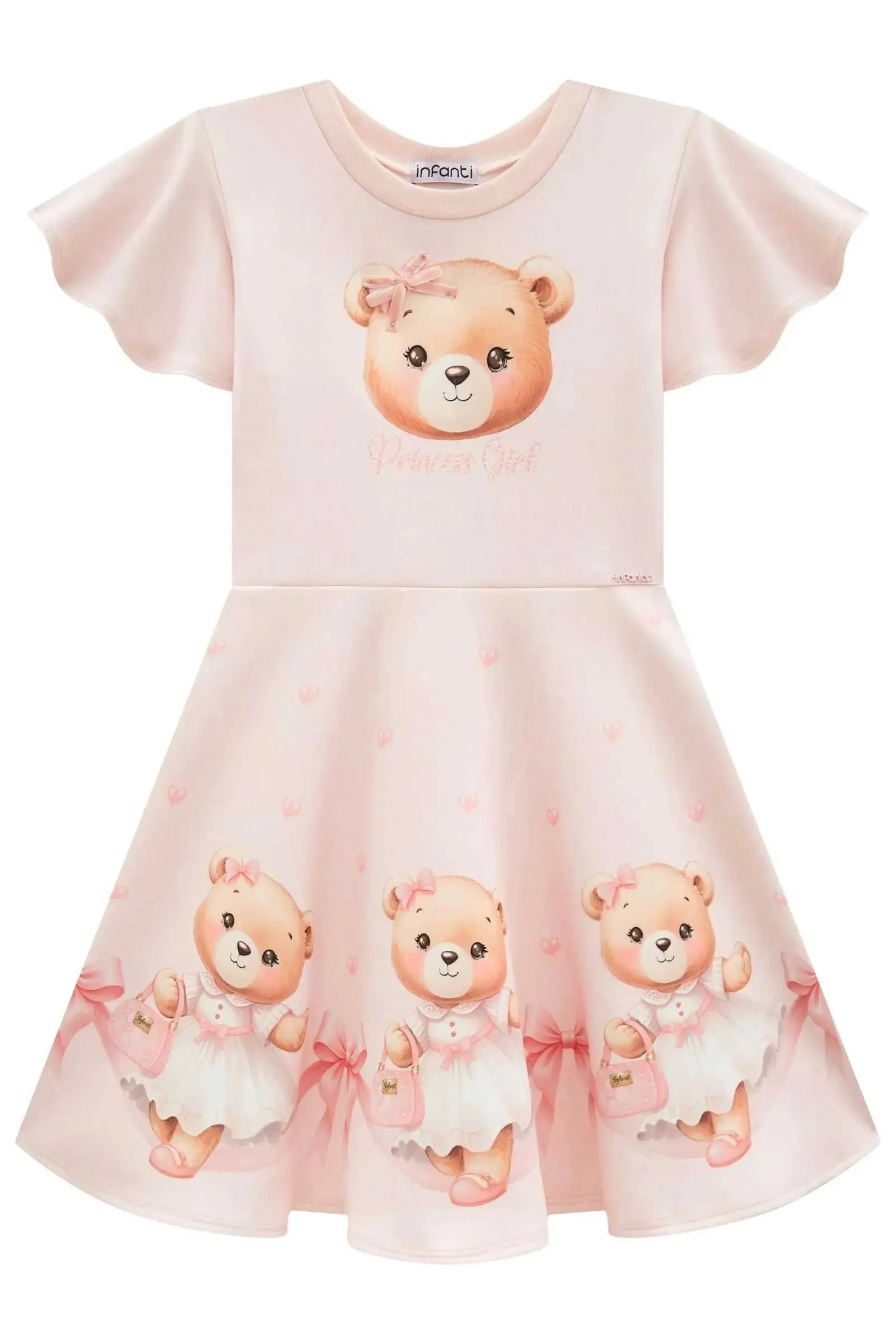Vestido em Fly Tech 95833 Infanti Infantil Menina