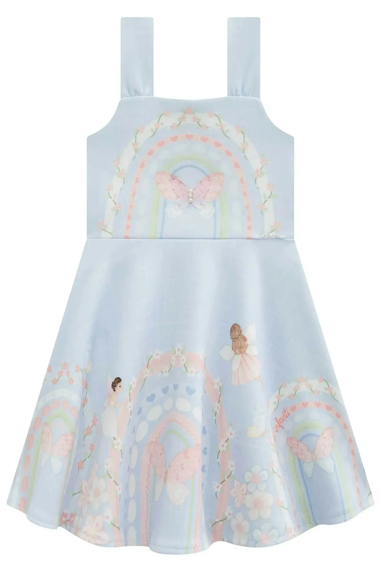 Vestido em Fly Tech 95861 Infanti Infantil Menina