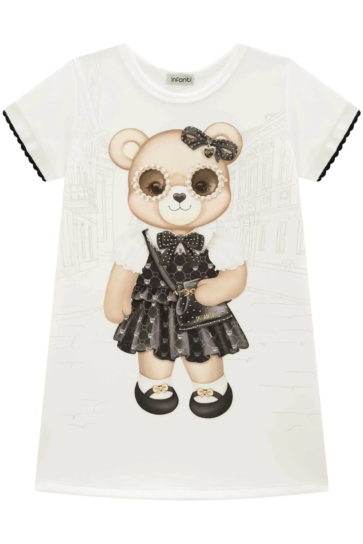 Vestido em Fly Tech 97938 Infanti Infantil Menina