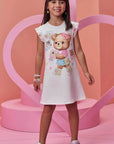 Vestido em Fly Tech 99133 Infanti Infantil Menina