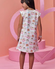 Vestido em Fly Tech 99133 Infanti Infantil Menina