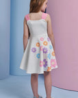Vestido em Fly Tech. Acompanha Presilha de Cabelo 94928 Infanti Infantil Menina